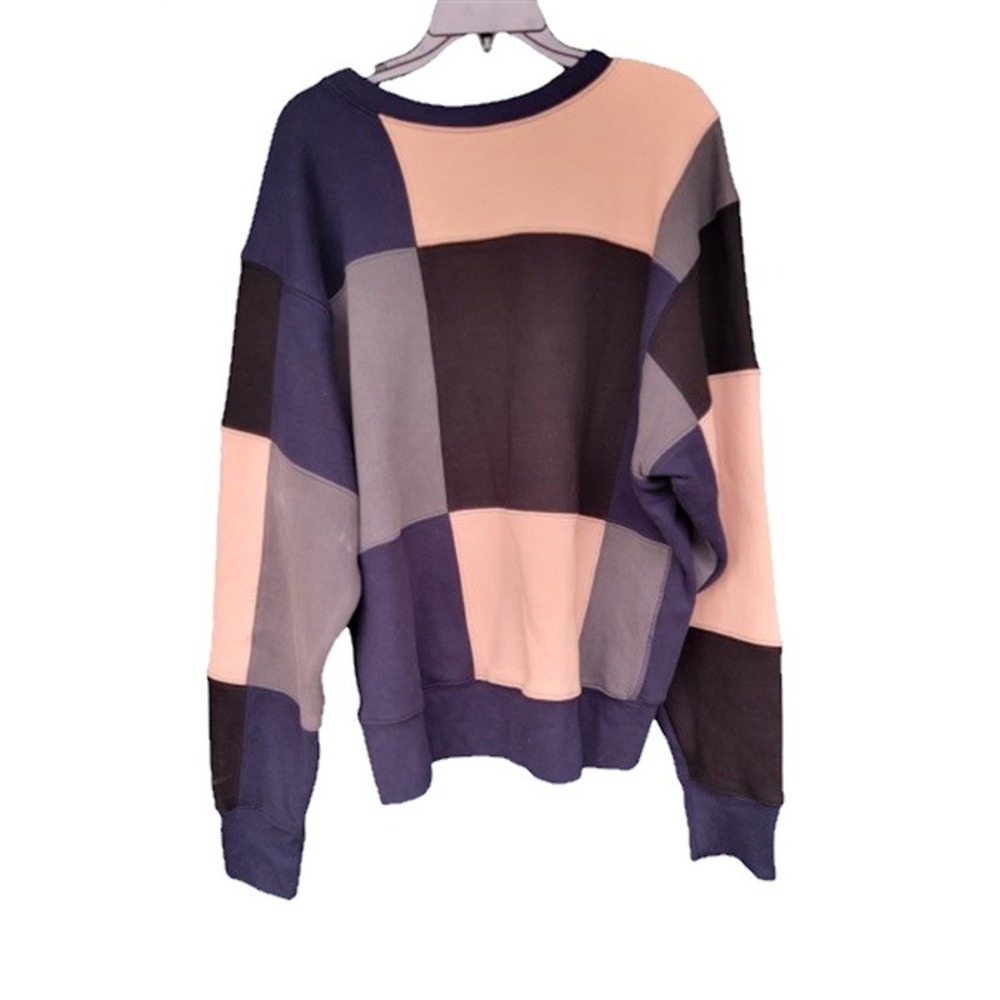 NWTD Les Tien XL Patchwork Crew Neck Exclusive Sweatshirt 117677